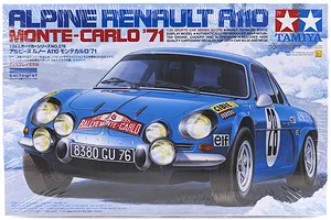 Tamiya 1/24 Alpine Renault A110 Monte-Carlo '71 Scaled Plastic Model Kit image 16425