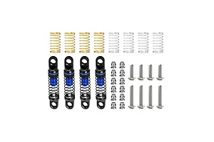 GPM Aluminium 26mm Adjustable Shocks 4Pcs - Blue