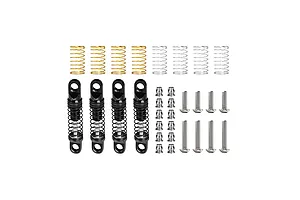 GPM Aluminium 26mm Adjustable Shocks 4Pcs - Black