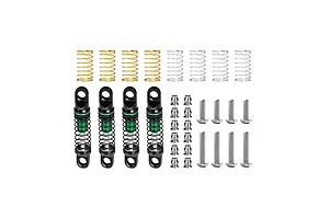 GPM Aluminium 26mm Adjustable Shocks 4Pcs - Green