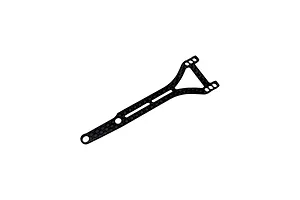 RC Maker Carbon Fibre 2.0mm 1-Piece Stiff Rear Flex Topdeck