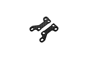 RC Maker Carbon Fibre Left &amp; Right Front Upper Bulkheads 2Pcs