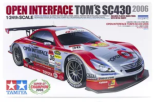 Tamiya 1/24 Lexus SC430 2006 Tom's Open Interface Plastic Model Kit image 16436