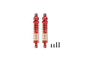 GPM Aluminium 102mm Adjustable Front Shocks 2Pcs - Red