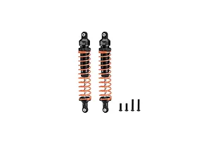 GPM Aluminium 115mm Adjustable Rear Heavy-Duty Shocks 2Pcs - Black