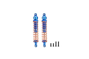 GPM Aluminium 115mm Adjustable Rear Heavy-Duty Shocks 2Pcs - Blue