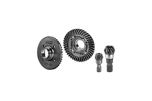 GPM Chrome Steel Front and Rear 42T Spiral Ring Gears with 13T Spiral Input Gears 4Pcs 
