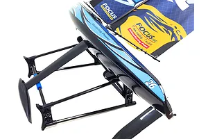 Joysway Focus V3 39&amp;quot; RC Sail Boat Monohull Racing Yacht RTR - Blue image 3