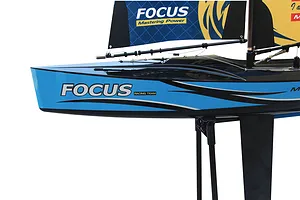 Joysway Focus V3 39&amp;quot; RC Sail Boat Monohull Racing Yacht RTR - Blue image 7