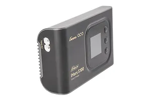Gens Ace iMars S100 G-Tech Smart Charger in black, shown angled to display the AC input port and control buttons.