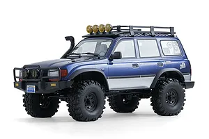 FMS FCX10 Pro Toyota Land Cruiser LC80 RS V2 RC Rock Crawler Electric Brushless 4WD 1/10 Scale RTR - Blue