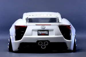 Pandora RC 1/10 Lexus LFA Unpainted Body Shell - Clear image 7