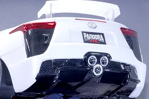 Pandora RC 1/10 Lexus LFA Unpainted Body Shell - Clear image 4