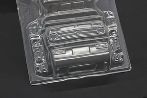 Pandora RC 1/10 Datsun Sunny 4Dr Unpainted Body Shell - Clear image 16