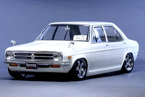 Pandora RC 1/10 Datsun Sunny 4Dr Unpainted Body Shell - Clear image 13