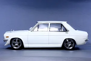 Pandora RC 1/10 Datsun Sunny 4Dr Unpainted Body Shell - Clear image 14
