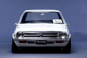 Pandora RC 1/10 Datsun Sunny 4Dr Unpainted Body Shell - Clear image 8