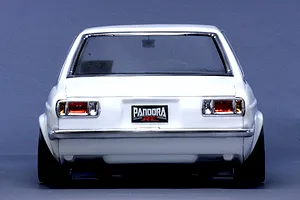 Pandora RC 1/10 Datsun Sunny 4Dr Unpainted Body Shell - Clear image 7