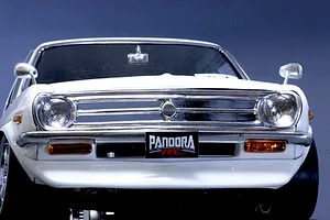 Pandora RC 1/10 Datsun Sunny 4Dr Unpainted Body Shell - Clear image 4