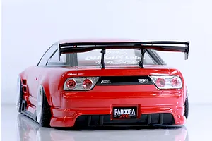 Pandora RC 1/10 180SX RPS13 Origin Labo. Unpainted Body Shell - Clear image 3