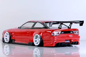 Pandora RC 1/10 180SX RPS13 Origin Labo. Unpainted Body Shell - Clear image 7