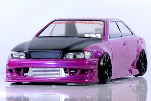 Pandora RC 1/10 Toyota Chaser JZX100 Origin Labo. Unpainted Body Shell - Clear image 5
