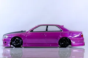 Pandora RC 1/10 Toyota Chaser JZX100 Origin Labo. Unpainted Body Shell - Clear image 4