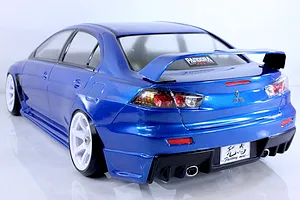 Pandora RC 1/10 Mitsubishi Lancer EvoluTionⅩ Unpainted Body Shell - Clear image 10