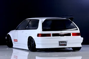 Pandora RC 1/10 Honda Civic EF9 Unpainted Body Shell - Clear image 3