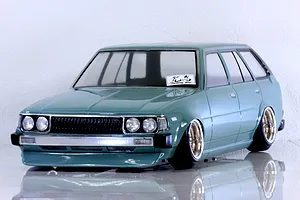 Pandora RC 1/10 Toyota Corolla KE70 Wagon Unpainted Body Shell - Clear image 14