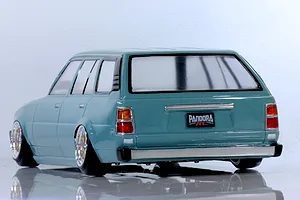 Pandora RC 1/10 Toyota Corolla KE70 Wagon Unpainted Body Shell - Clear image 7