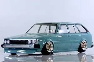 Pandora RC 1/10 Toyota Corolla KE70 Wagon Unpainted Body Shell - Clear image 8