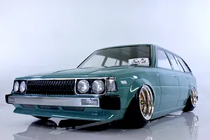 Pandora RC 1/10 Toyota Corolla KE70 Wagon Unpainted Body Shell - Clear image 12