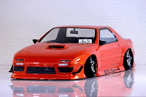 Pandora RC 1/10 Mazda RX-7 FC3S BN Sports Unpainted Body Shell - Clear image 8