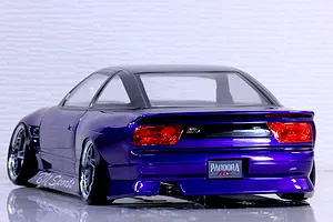 Pandora RC 1/10 Nissan Sil80 BN Sports Unpainted Body Shell - Clear image 14