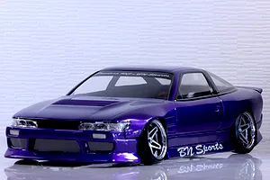 Pandora RC 1/10 Nissan Sil80 BN Sports Unpainted Body Shell - Clear image 6