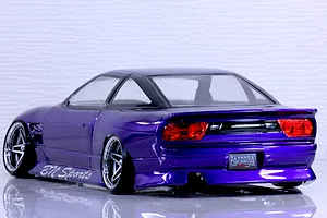Pandora RC 1/10 Nissan Sil80 BN Sports Unpainted Body Shell - Clear image 15