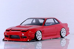Pandora RC 1/10 Nissan 240SX One-Via Origin Labo. Unpainted Body Shell - Clear image 11