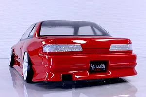 Pandora RC 1/10 Nissan 240SX One-Via Origin Labo. Unpainted Body Shell - Clear image 8