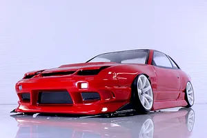 Pandora RC 1/10 Nissan 240SX One-Via Origin Labo. Unpainted Body Shell - Clear image 7
