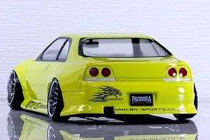 Pandora RC 1/10 Toyota Altezza BN Sports Unpainted Body Shell - Clear image 4