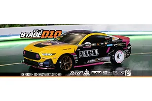 HPI Stage-D10 Ford Mustang GT Spec-5 FD RC Drift Car Electric Brushless RWD 1/10 Scale RTR - S650 B.Hobson image 21