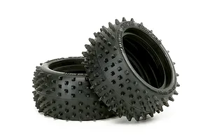 Tamiya 1/10 Square Spike Rear Tyres 2Pcs