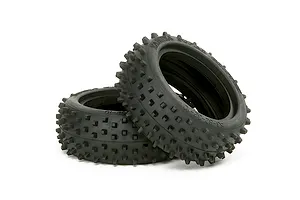 Tamiya 1/10 Square Spike Front Tyres 2Pcs