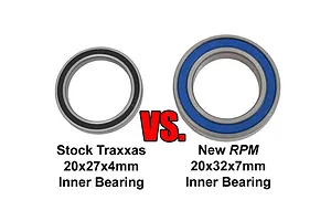 RPM Black Traxxas X-Maxx Oversized Rear Hub Set image 16568