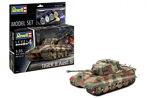 Revell 1/35 Tiger II Ausf. B Henschel Turret Scaled Plastic Model Starter Kit