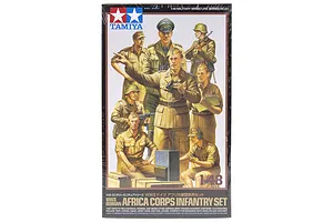 Tamiya 1/48 German WWII Africa Corps Infantry Set Scaled Plastic Model Kit