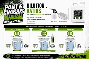 CowRC MOO-Kleen Part &amp;amp; Chassis Wash Concentrate 475ml image 2