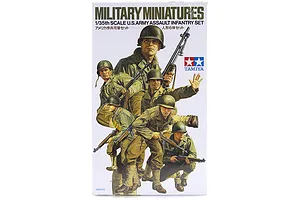 Tamiya 1/35 U.S. Army Assault Infantry Set Scaled Plastic Model Kit image 16633
