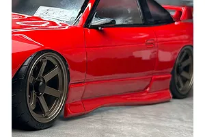 Pandora RC 1/10 RPS13 180SX Aero Set (Hot Rod Spec.) Unpainted - Clear image 3